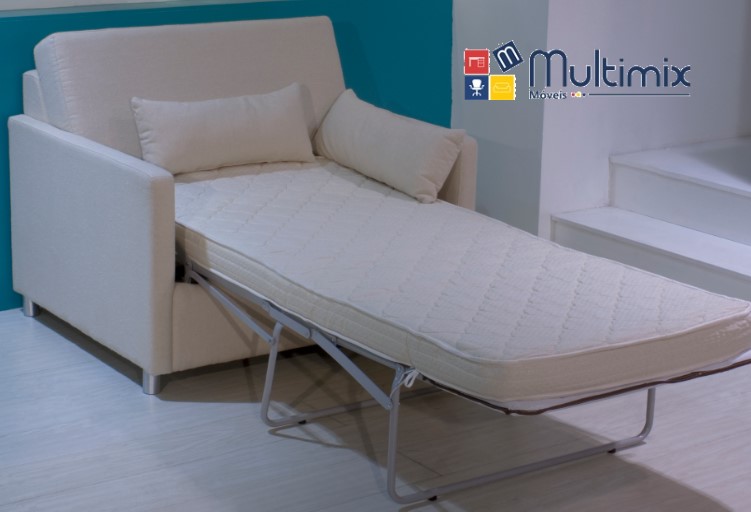 Sofá-Cama Solteiro Extra Comfort - Ideal para Clínicas e Hospitais