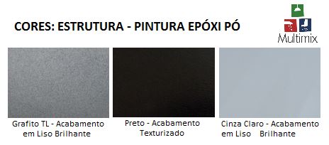 Mesa para Refeitório 4 Lugares - Tampo 28mm Laminado Plastico| Banco Escamoteável