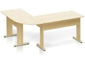 Conjunto De Mesa Em L - 1200 X 1400 X 600 | Linha Uno 15mm