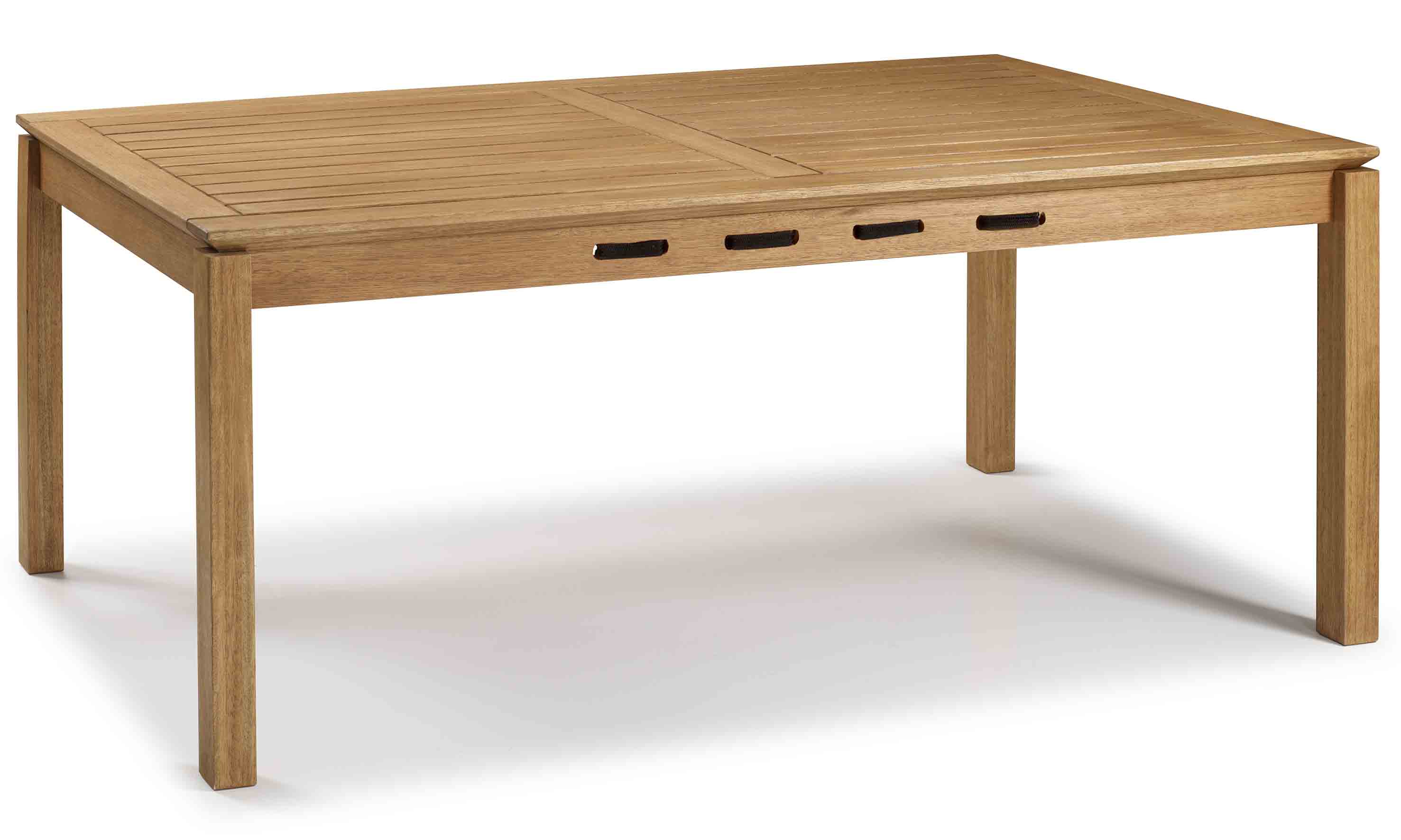 Mesa de Jantar em Madeira Corda Preta | Linha Traço - Alt. 0,75 cm X Larg. 1,40 cm X Prof. 0,93 Cm - Espaço Casa e Jardim