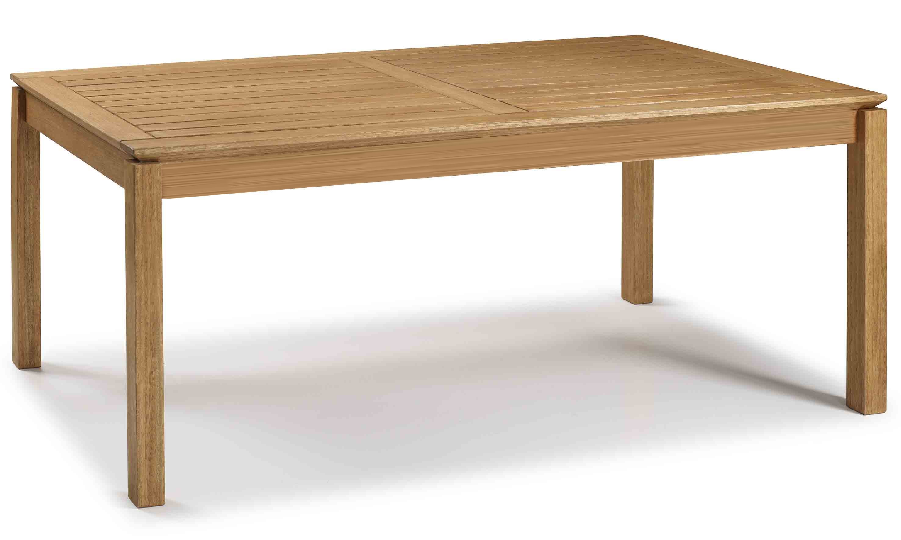 Mesa de Jantar em Madeira Corda Areia | Linha Traço - Alt. 0,75 cm X Larg. 1,40 cm X Prof. 0,93 Cm - Espaço Casa e Jardim