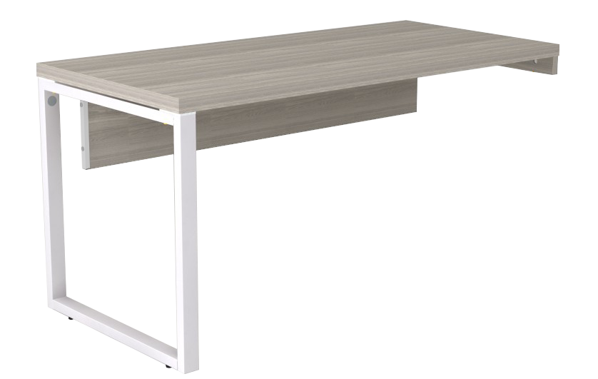 Mesa Diretiva Pé Quadrado Para Armário Lado Direito 150 x 70 | Linha Prima ARQ 40mm