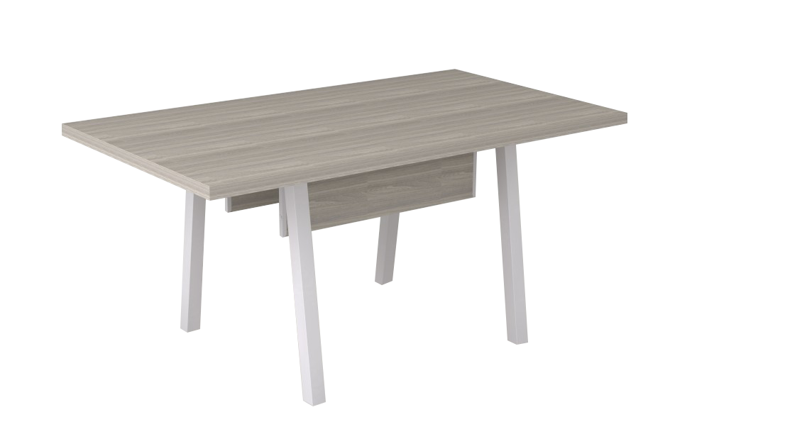 Mesa de Reunião Pé Cavalete 200 x 90 | Linha Prima ARQ 40mm